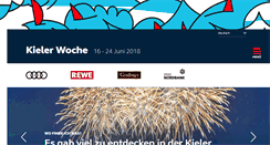 Desktop Screenshot of kieler-woche.de