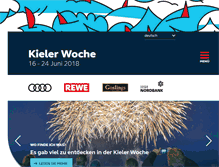 Tablet Screenshot of kieler-woche.de